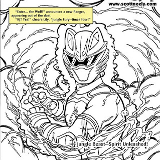 Scott neelys scribbles and sketches power rangers jungle fury