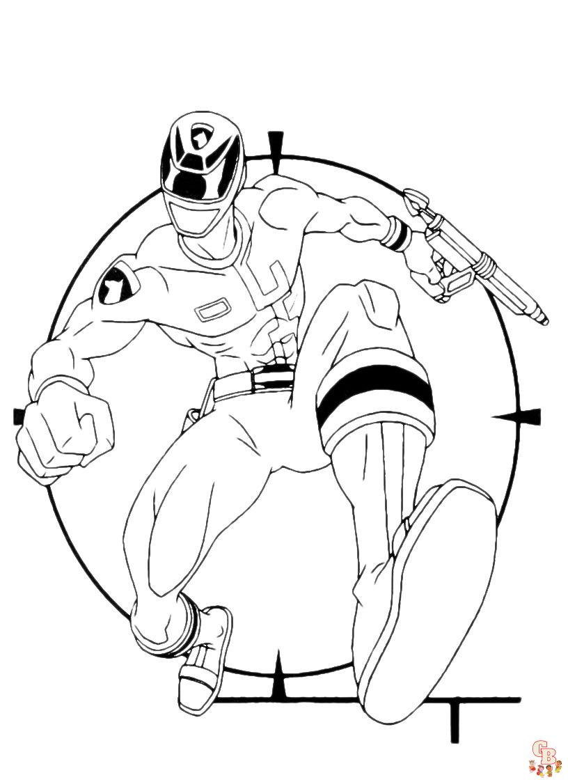 Power rangers coloring pages