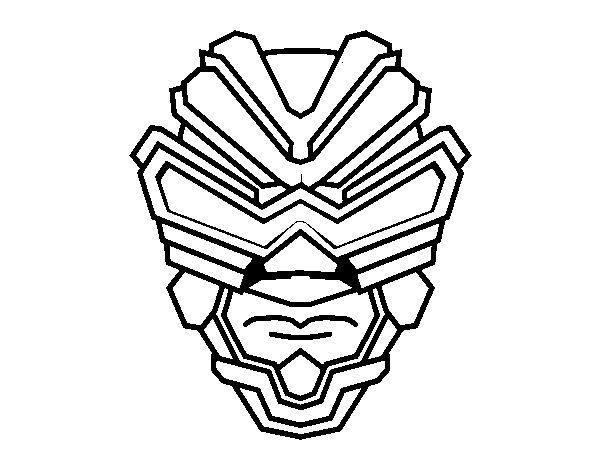 Gamma ray mask coloring page