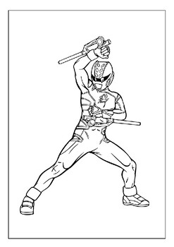 Printable power rangers coloring pages collection unleash creativity pages