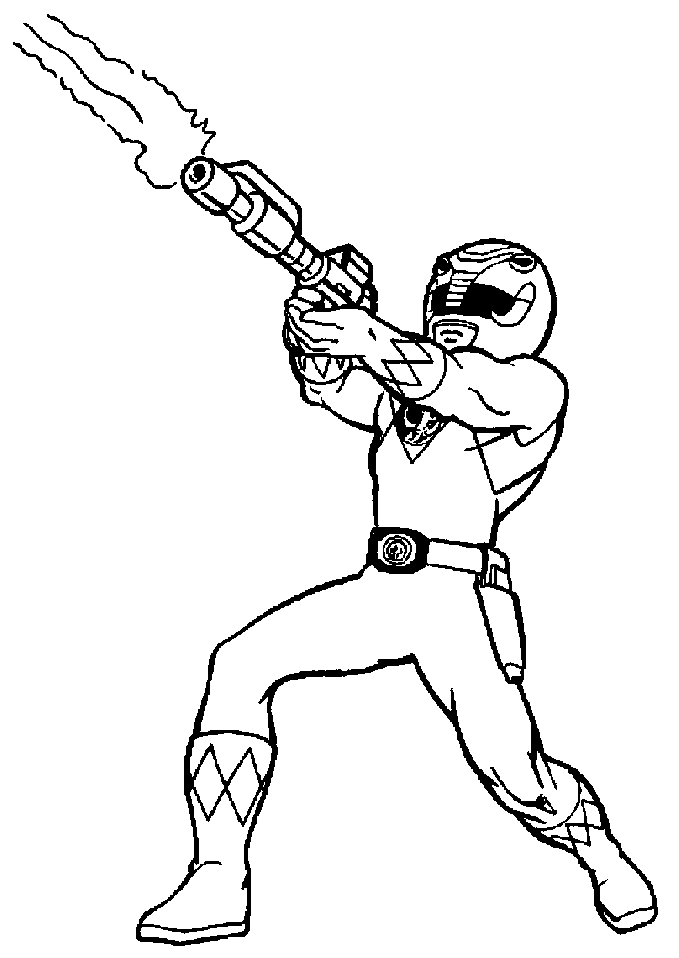 Best power rangers coloring pages for kids