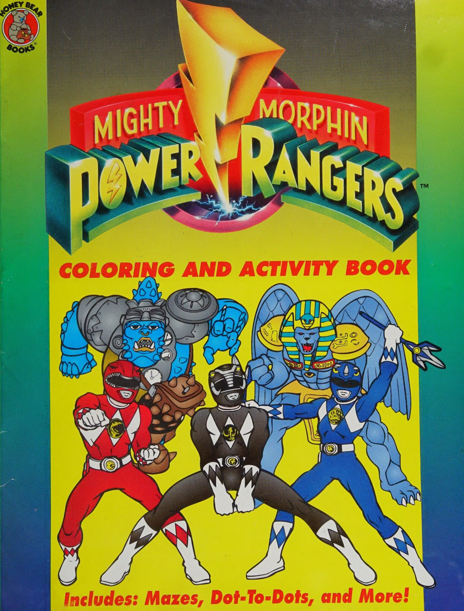 Vintage coloring book power rangers pdf printable instant download retro pages to color instant download