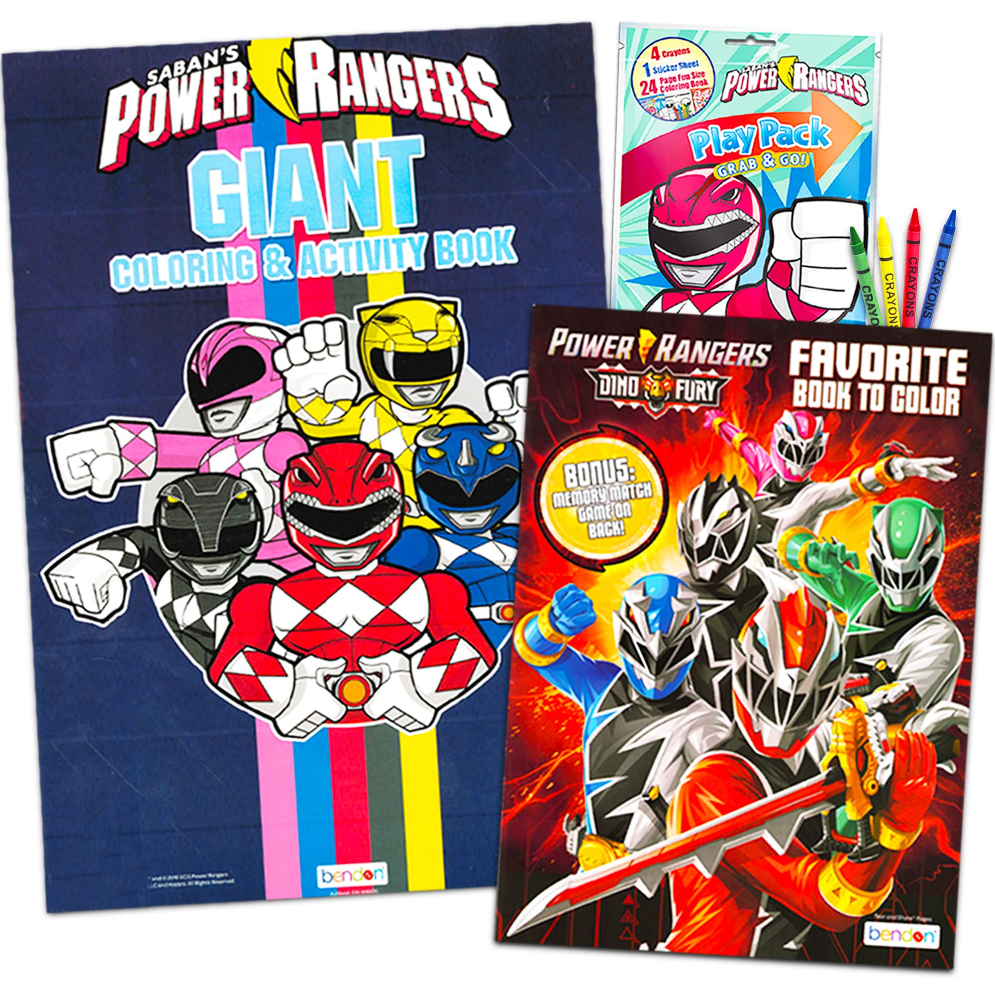 Power rangers coloring book super set