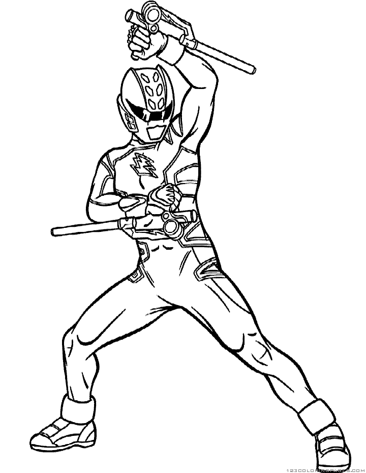 Power rangers coloring pages