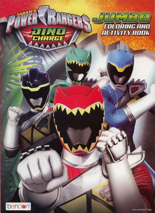 Power rangers dino charge jumbo coloring activity book coloring books at retro reprints