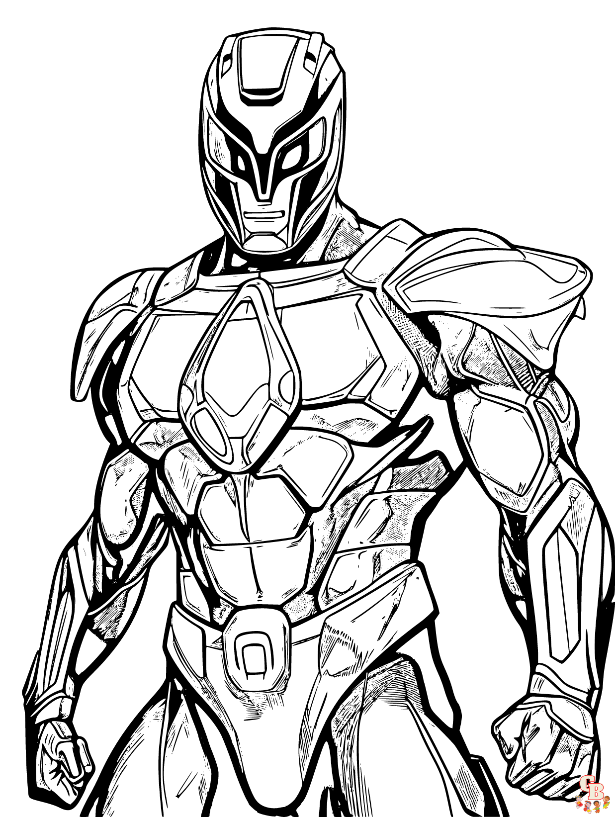 Power rangers coloring pages