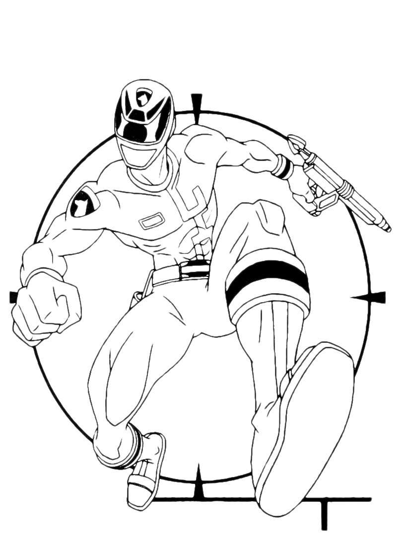 Free printable power rangers coloring pages for kids