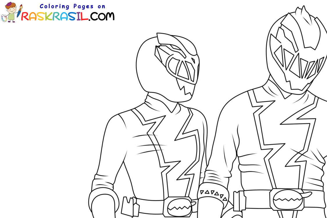 Power rangers coloring pages