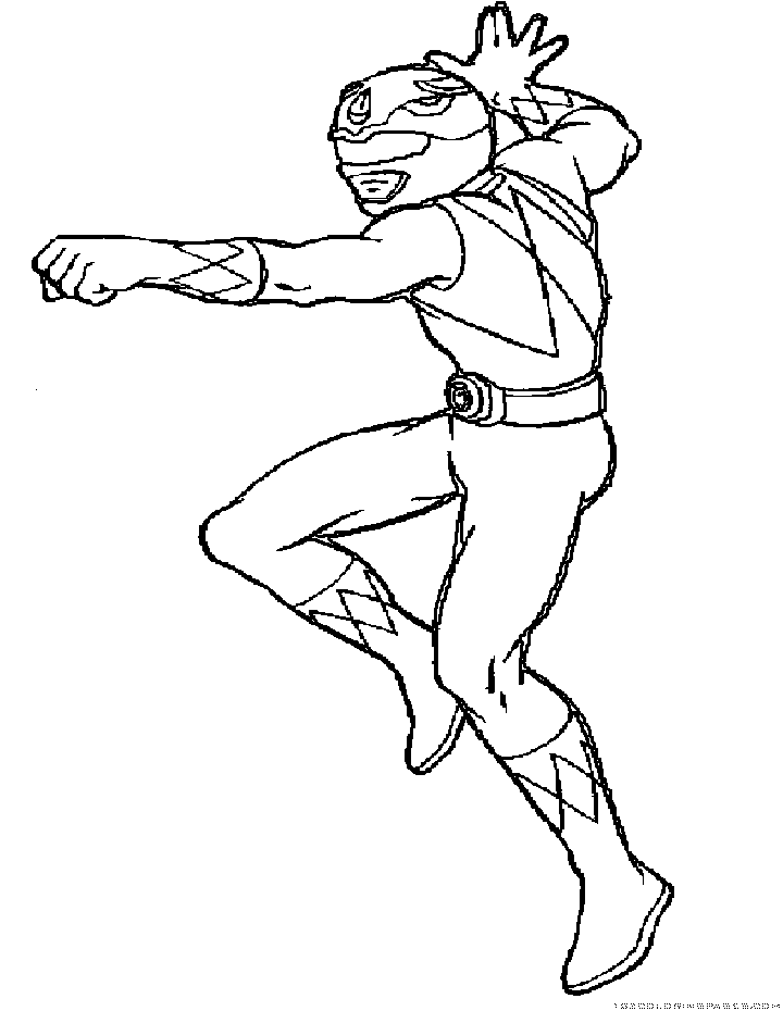 Power rangers coloring pages