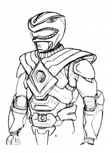 Power rangers coloring pages for kids