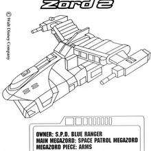 Space patrol zord coloring pages