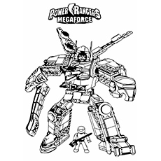 Top free printable power rangers megaforce coloring pages online