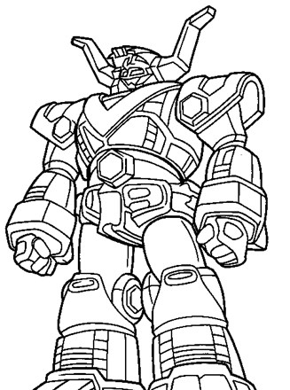 Power rangers coloring page