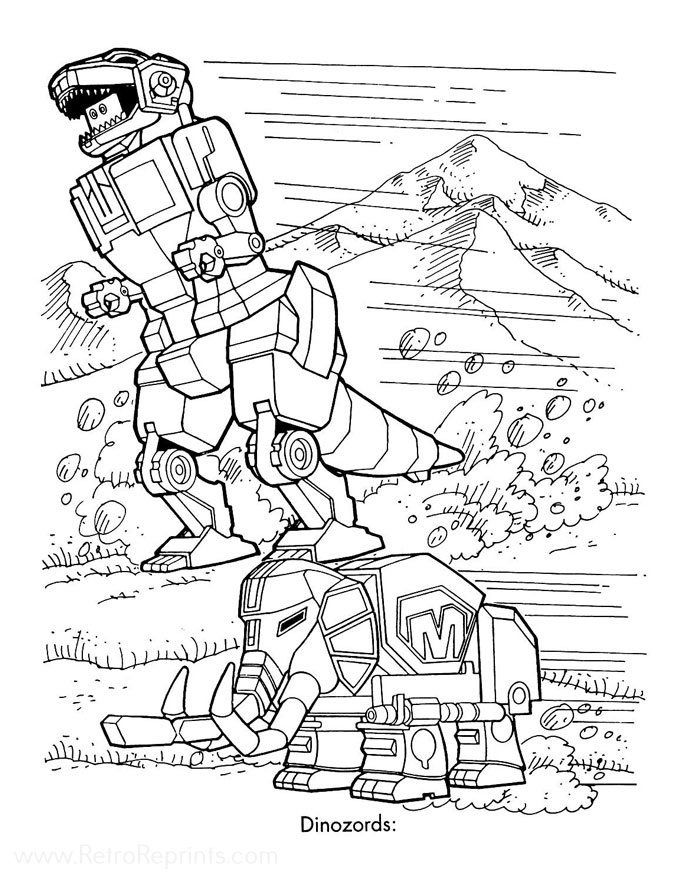 Power rangers the movie coloring pages coloring books at retro reprints