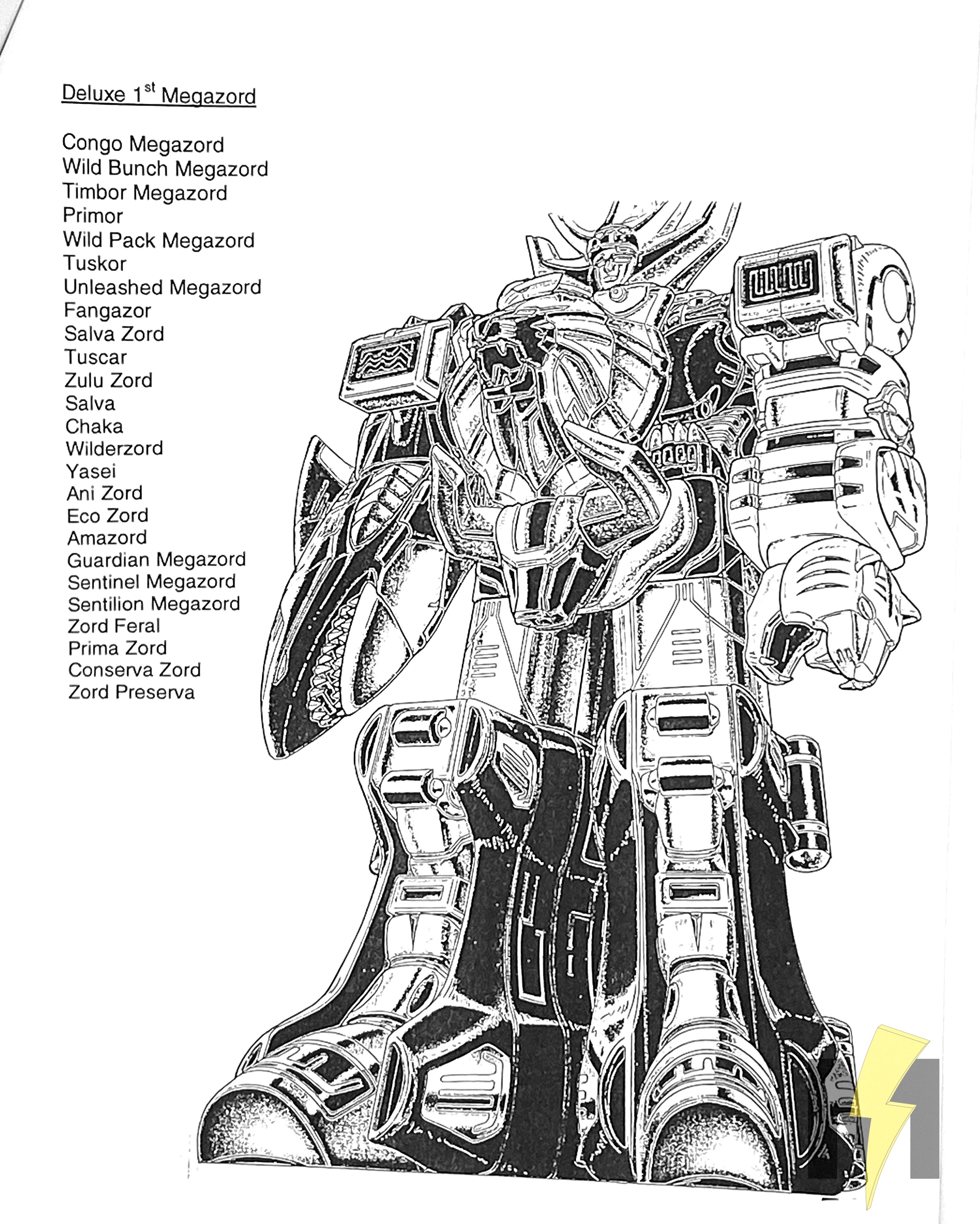 The morphin âï museum on x the wf megazord joins the early name concepting series wild force megazord wasnt even on the list while unique names like primor chaka and yasei were