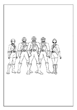 The perfect activity for your little superhero power rangers coloring pages pdf