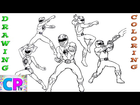 Power rangers coloring pages