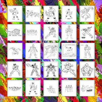 The perfect activity for your little superhero power rangers coloring pages pdf