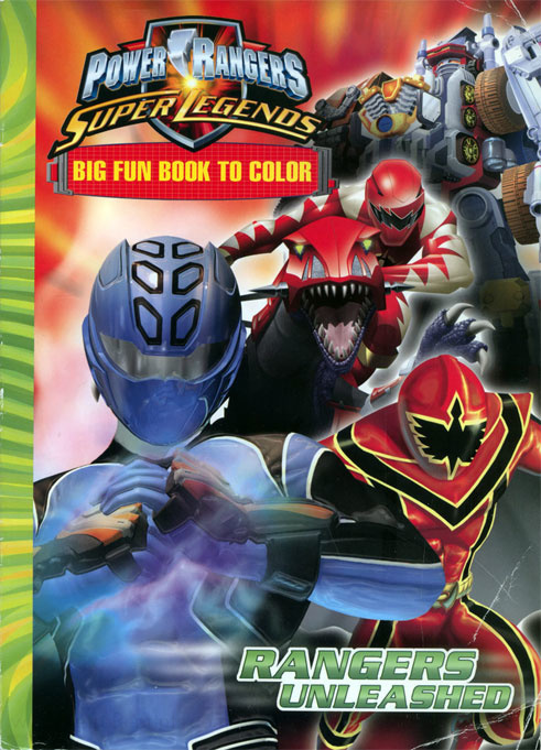 Power rangers super legends rangers unleashed coloring books at retro reprints