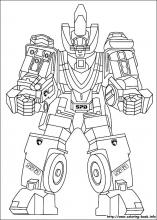 Power rangers coloring pages on coloring