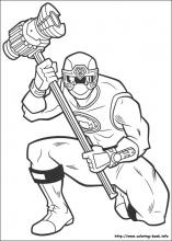 Power rangers coloring pages on coloring
