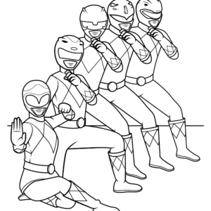 Power rangers coloring pages printable for free download