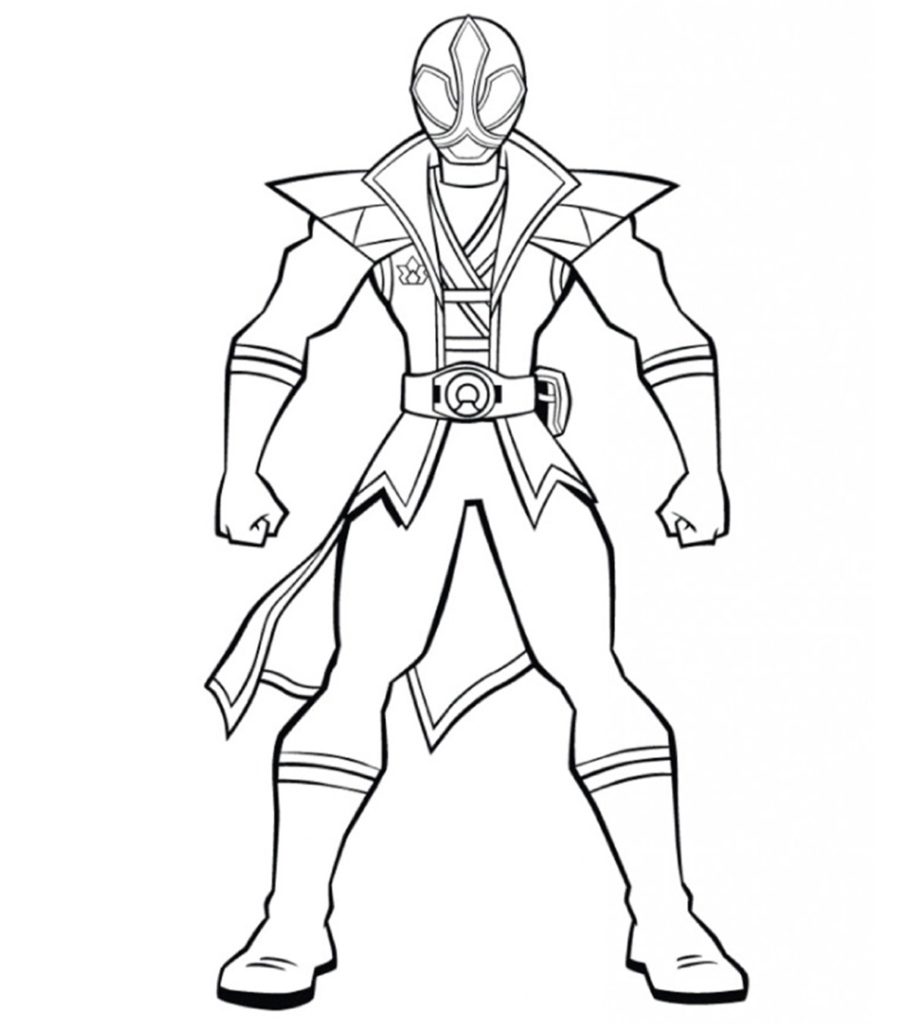 Mighty morphin power rangers coloring pages for toddlers