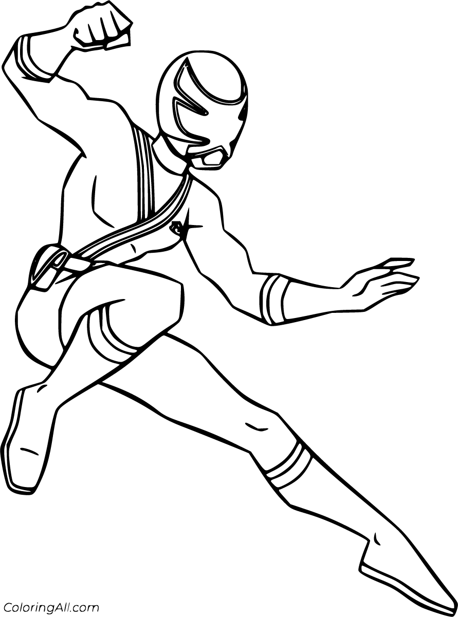 Power rangers samurai coloring pages