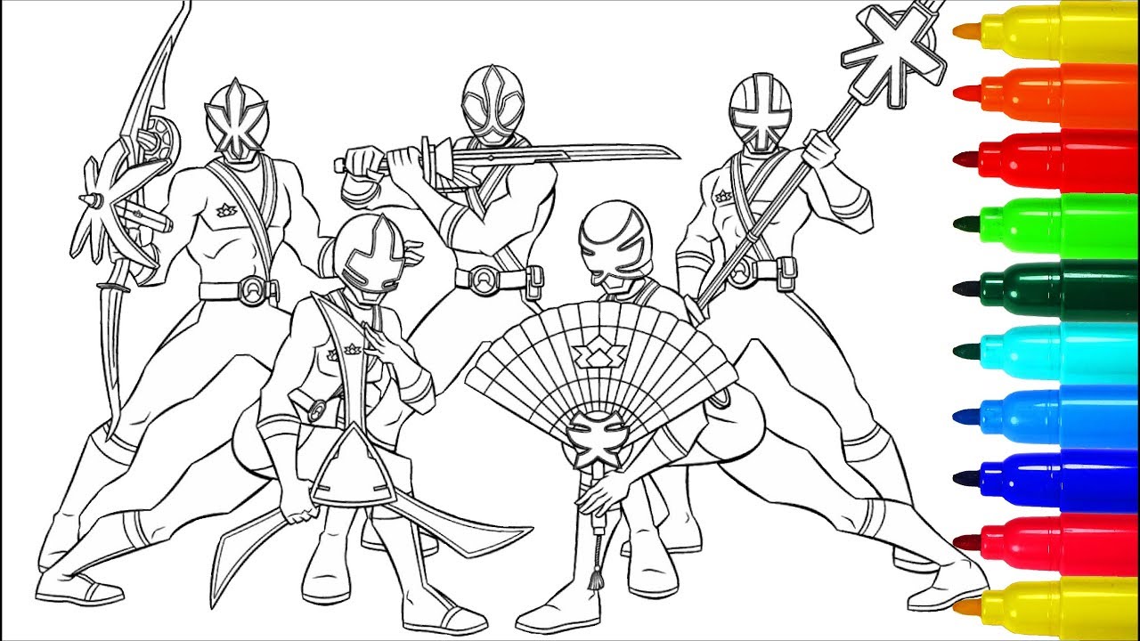 Power rangers saurai coloring pages lessons coloring pages coloring arkers