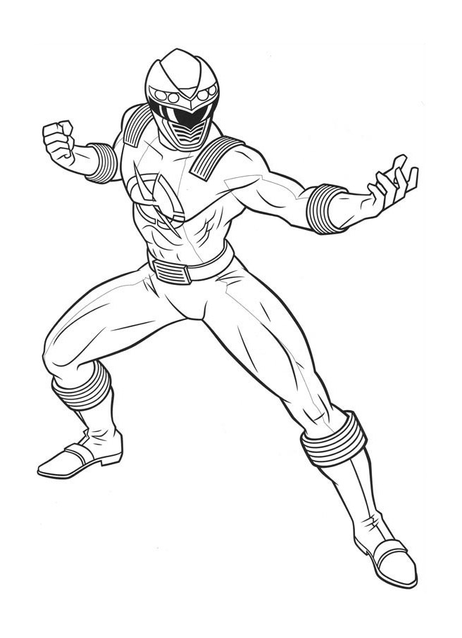 Printable power rangers coloring pages for kids