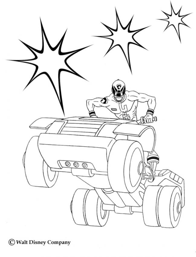 Power rangers quand coloring pages