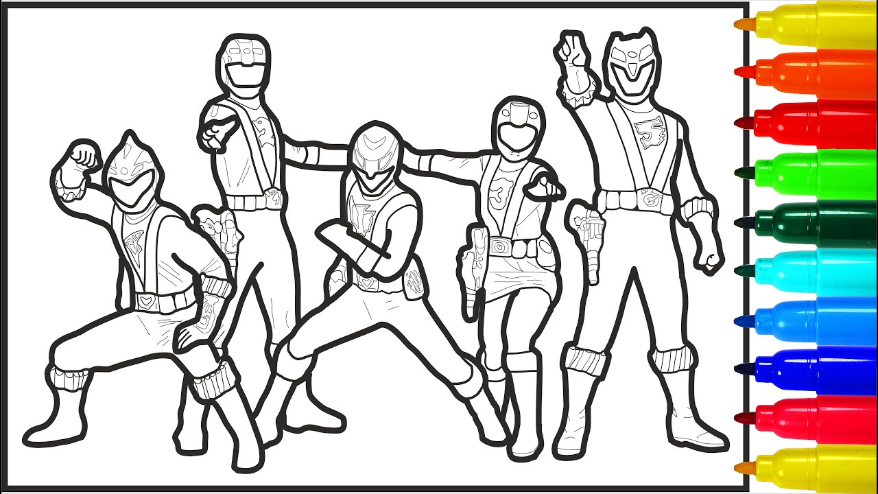 Power rangers rpm coloring pages