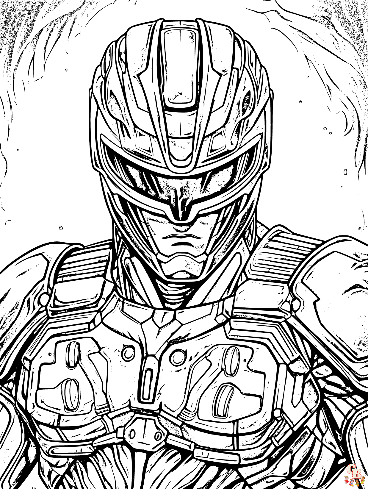 Power rangers coloring pages