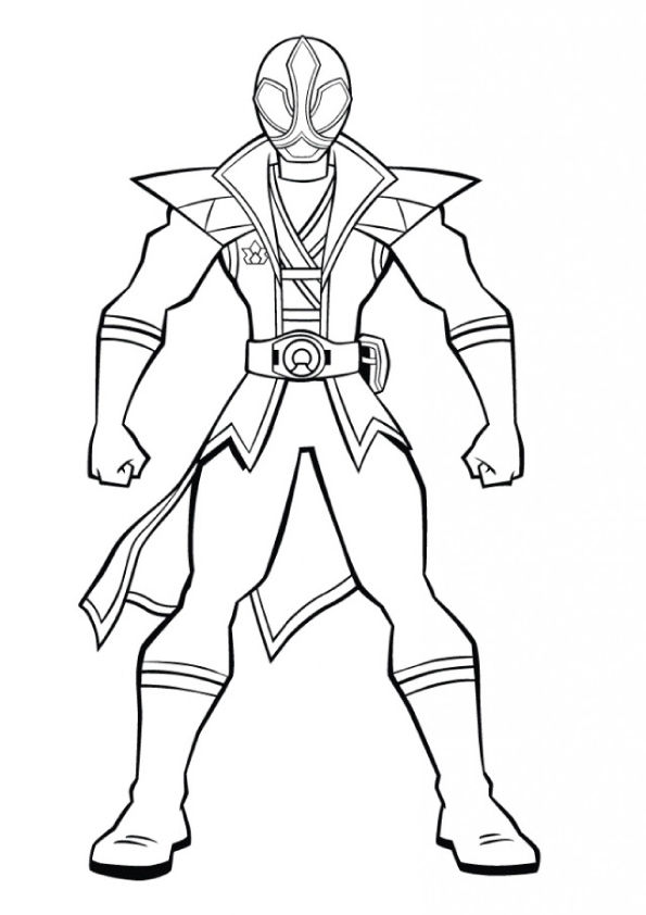 Coloring pages mighty morphin power rangers