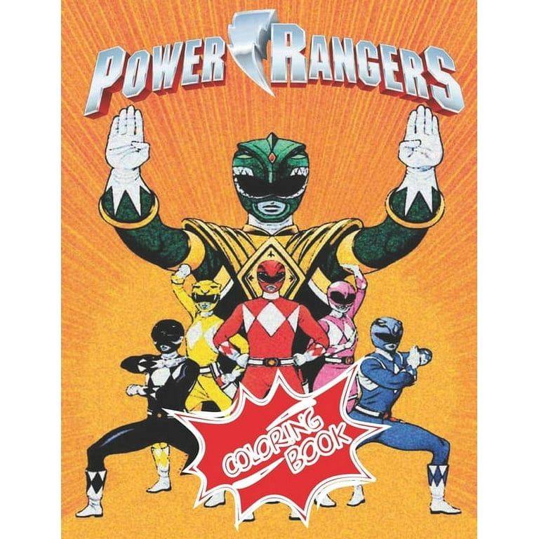 Power rangers coloring book a perfect coloring book for power rangers fans pages to draw and color best way to relax and relieve stress paperback