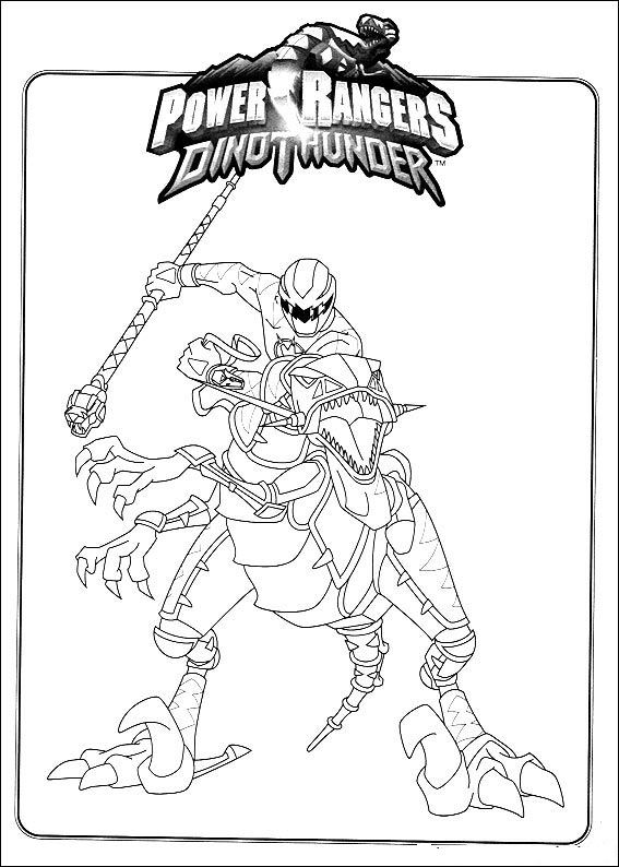 Power rangers coloring pages for kids