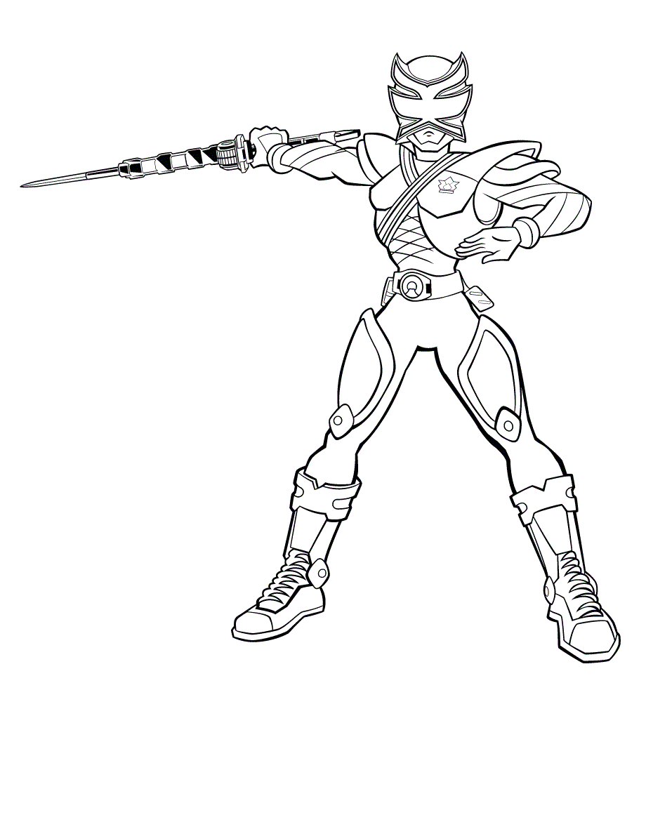 Free printable power rangers coloring pages for kids