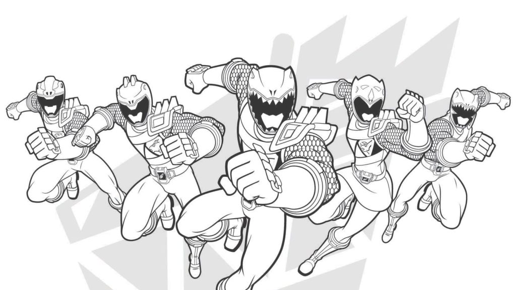 Power rangers coloring pages free printable coloring pages