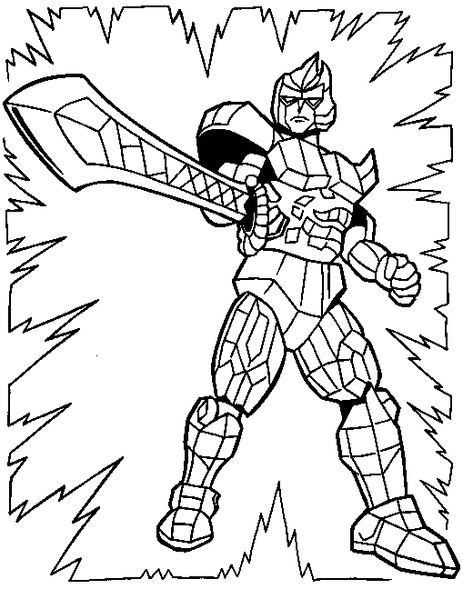 Best power rangers coloring pages for kids