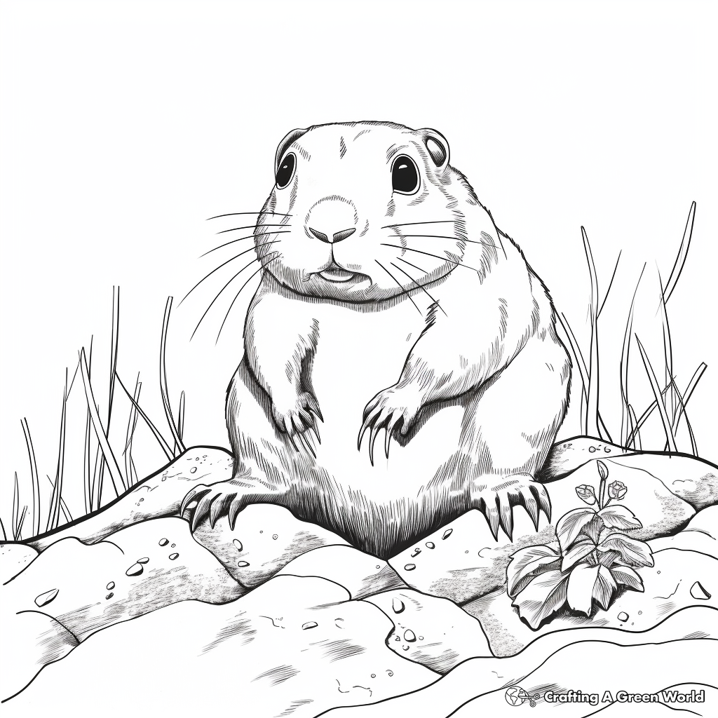 Gopher coloring pages