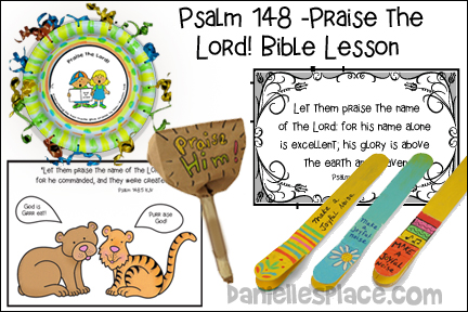 Praise bible crafts for sunday school