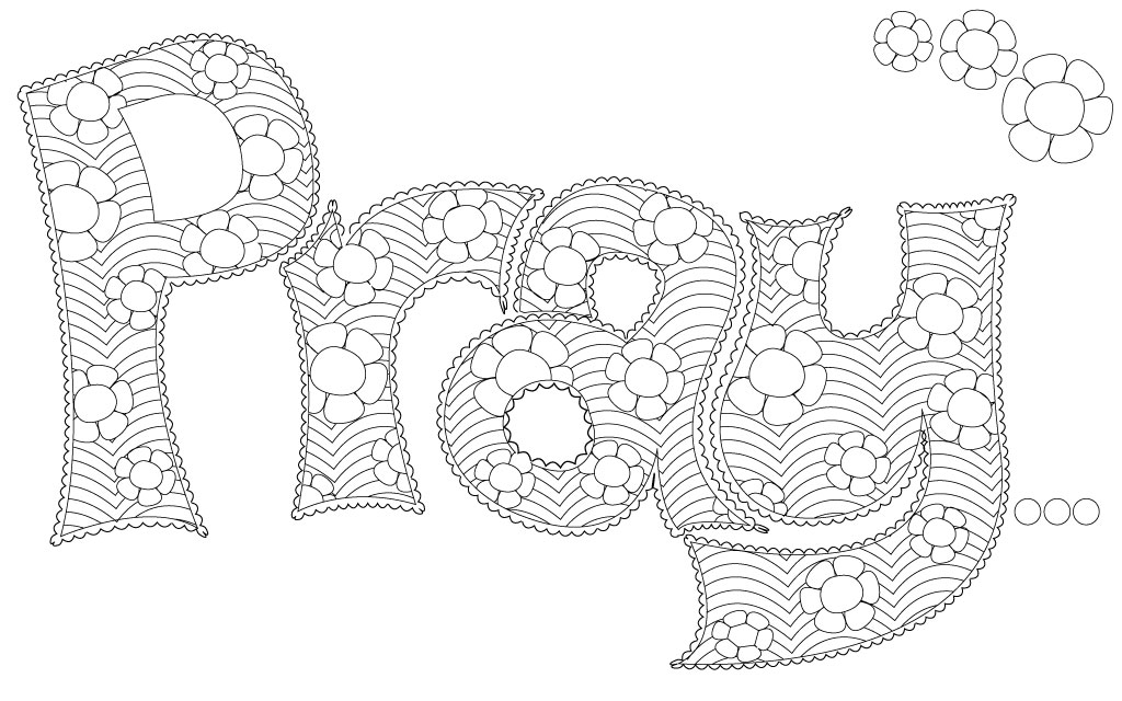 Reflective coloring pages