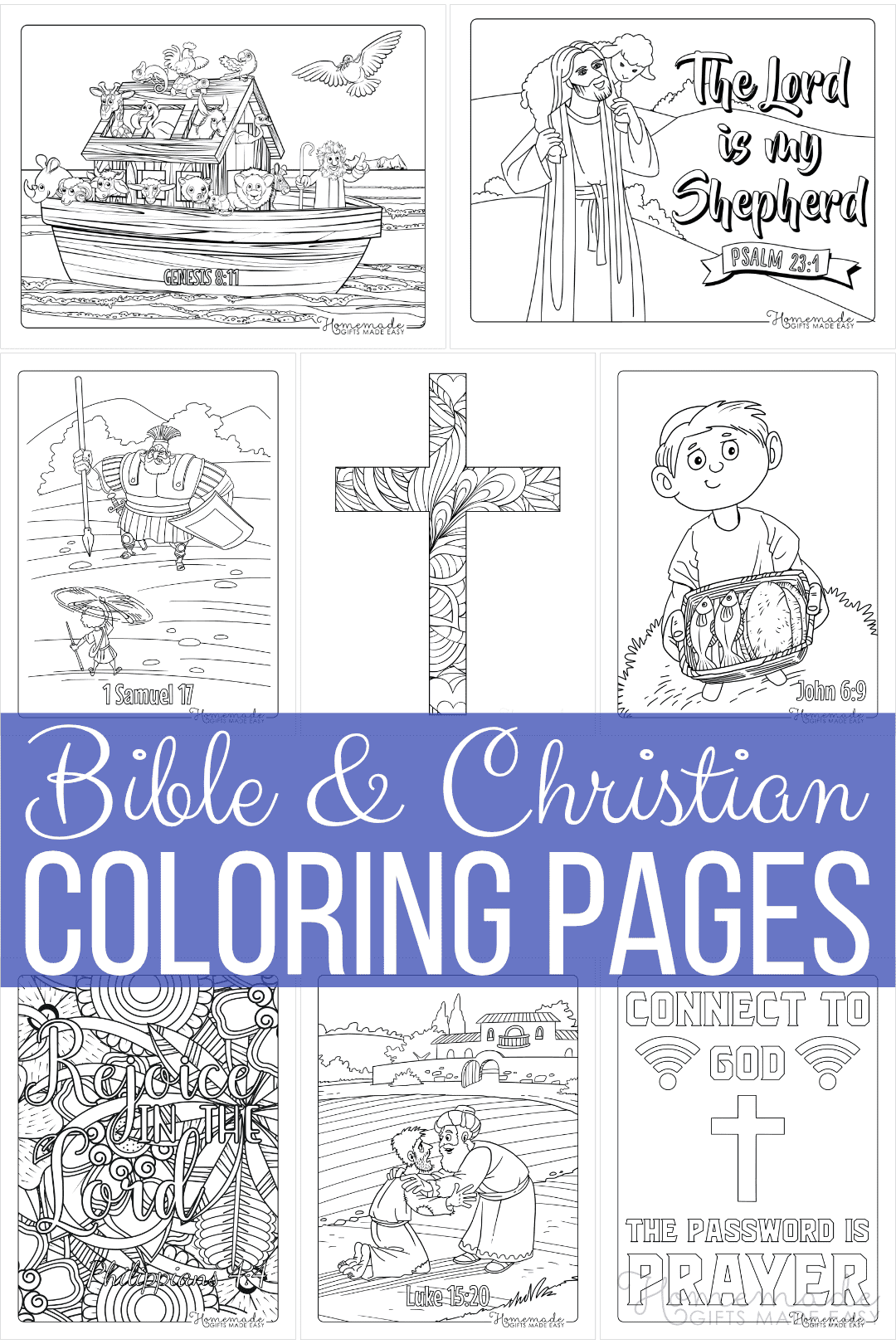 Free bible coloring pages for kids adults