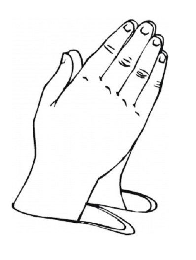 Praying hands coloring pages praying hands children praying praying hands clipart