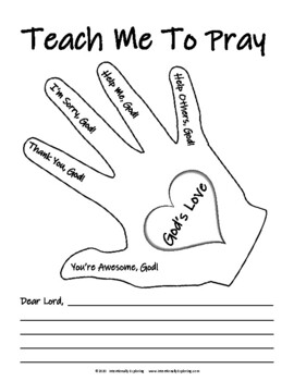 Prayer hand tpt