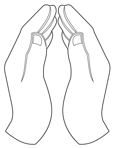 Praying hands coloring page free printable coloring pages