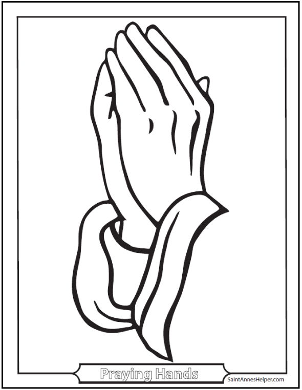 Praying hands images âïâï praying and rosary coloring pages