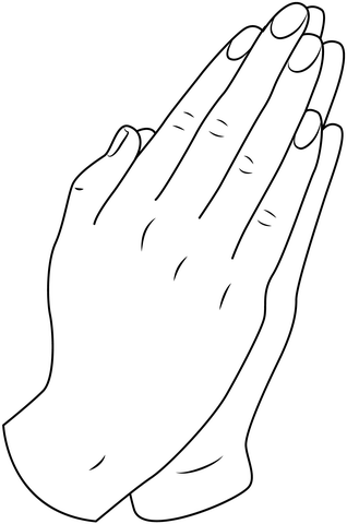 Praying hands coloring page free printable coloring pages