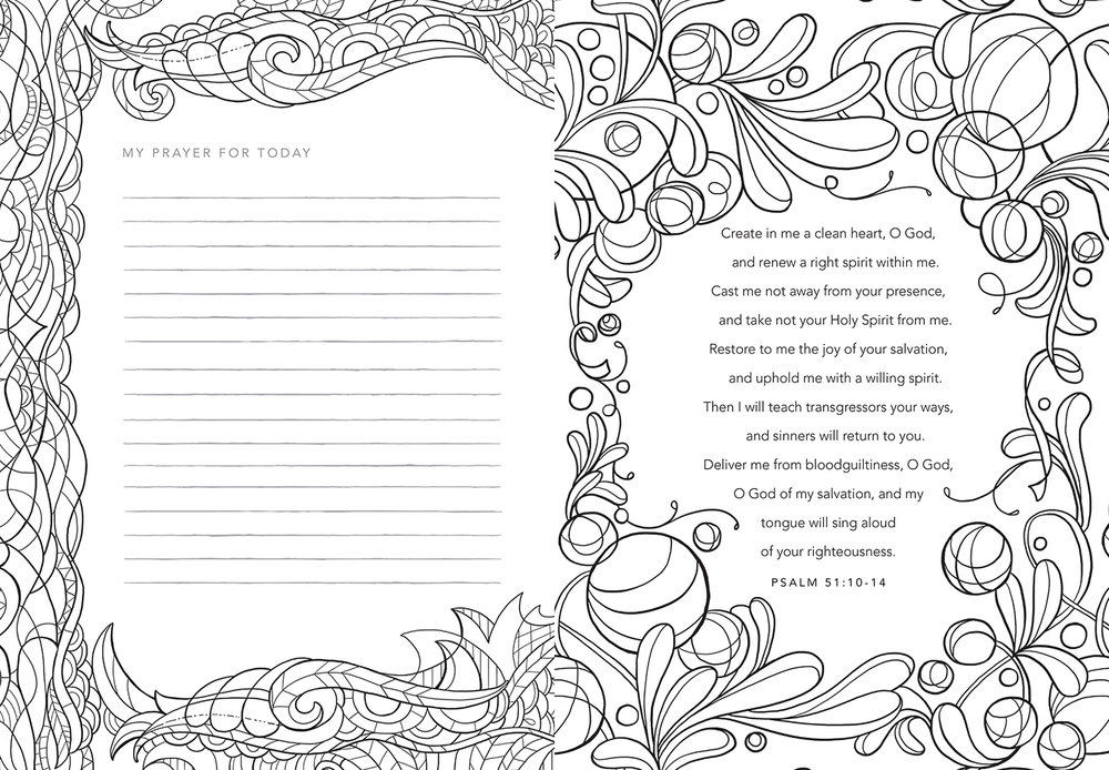 Patterns for prayer coloring book â juicebox designs