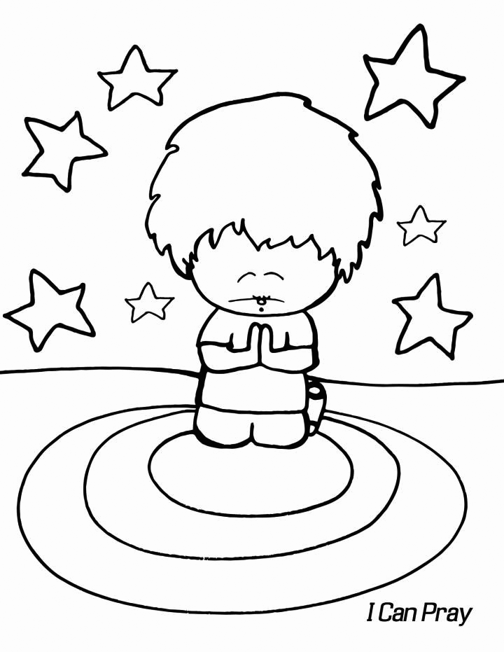 Prayer coloring pages